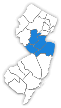 Central New Jersey AC Service & Repair Areas
